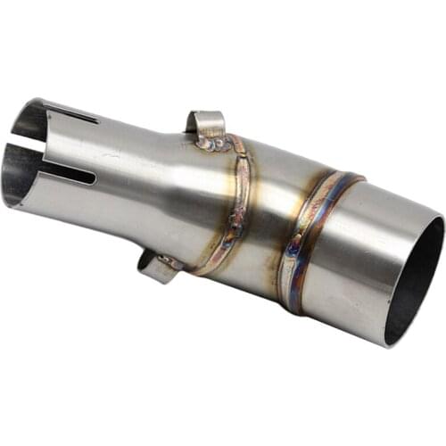 Slip on Motorcycle Exhaust Escape Middle Link Pipe for Yamaha YZF-R25/R30