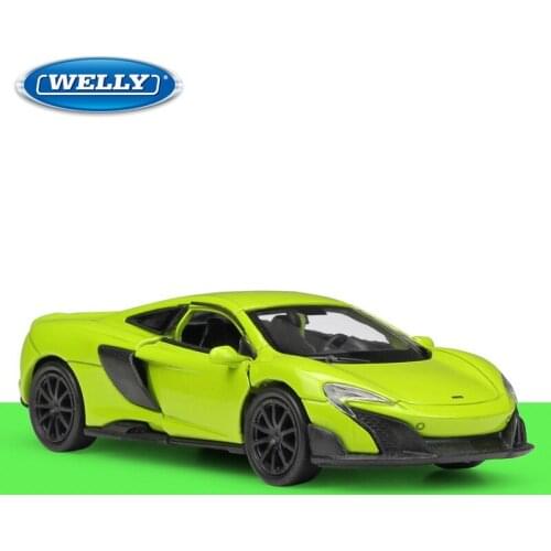 Welly 1:36 Diecast 675LT Coupe Sport Car High Simulation Vehicle Alloy Metal Model Car