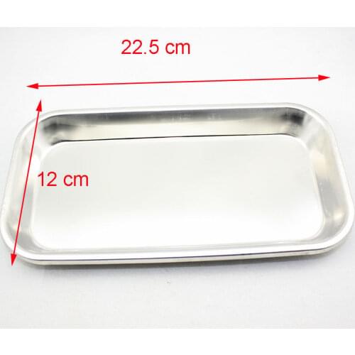 1 PCS Dental Stainless Steel Medical Tray Lab Instrument High Quality