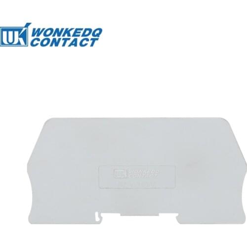 10Pcs ATP-ST/PT Separation Plate For PT ST Type Din Rail Terminal Block Push-In Spring Connector Accessories Partition Plate