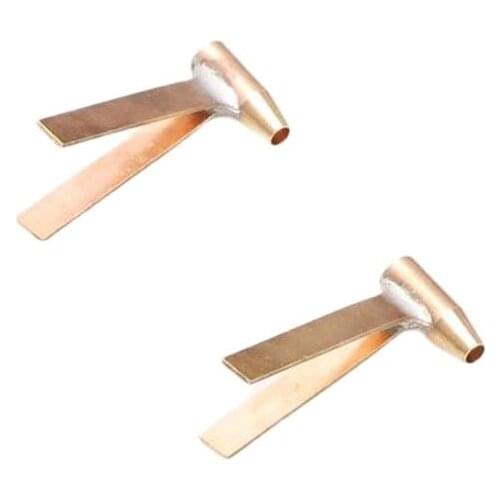 2PCS RC Boat 2mm Shafting Accessories Brass Bracket Double Arm Shaft Holder Herringbone Shelf for 1:200/350 Battleship Model