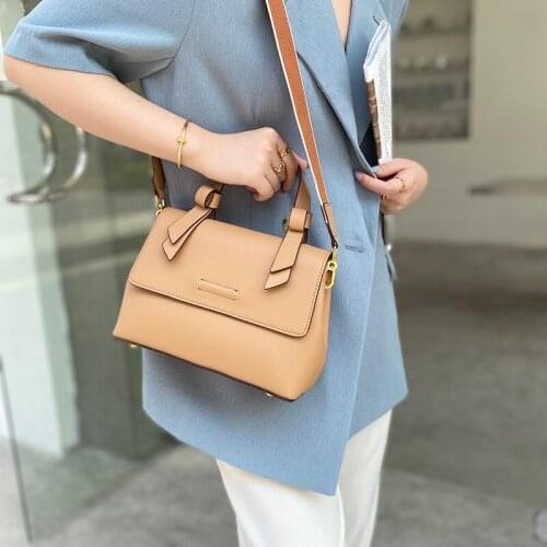 2021 New Design Leather Small Square Tote Handbag Bag Fashion Crossbody Bag Multifunctional Shoulder Bag For Women