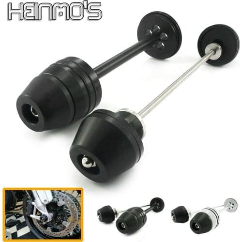 Motorctcle Accessories Front Rear Wheel Axle Fork Protector Slider Anti-Fall Bar For For R1200GS R1200 R 1200 GS 2014 2015 2016