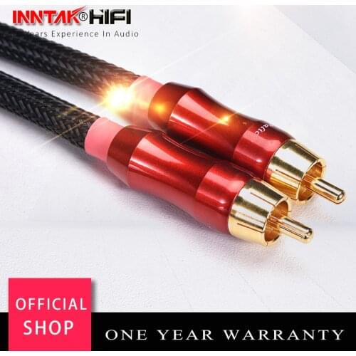 1PCS 75Ohms Canare Audio cable + Budweiser RCA to RCA Coaxial HIFI Audio Cable