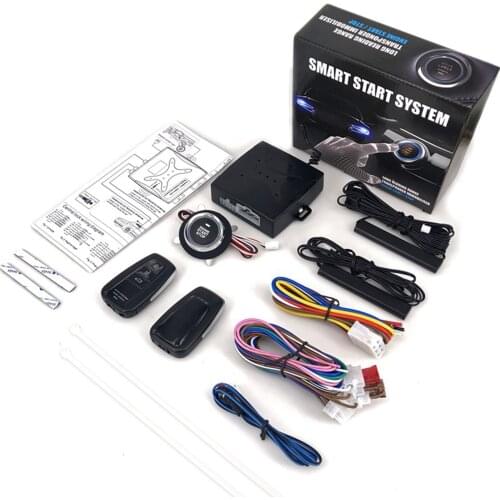 12V Remote Alarm System Car SUV Multifunctional Anti-theft Keyless Entry Engine Start Button Starter Stop Auto Accessories Tool