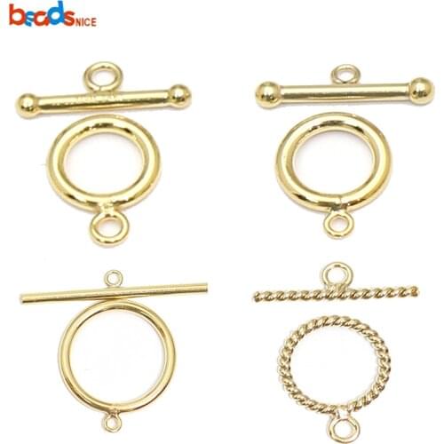 Beadsnice 14K Gold Filled Toggle Clasp Bracelet Clasp Jewelry Supply 39838