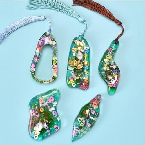 Hot DIY Silicone Making Mold Alien Shape Pendant Resin Decorative Craft Jewelry Earring Necklace Making Mold