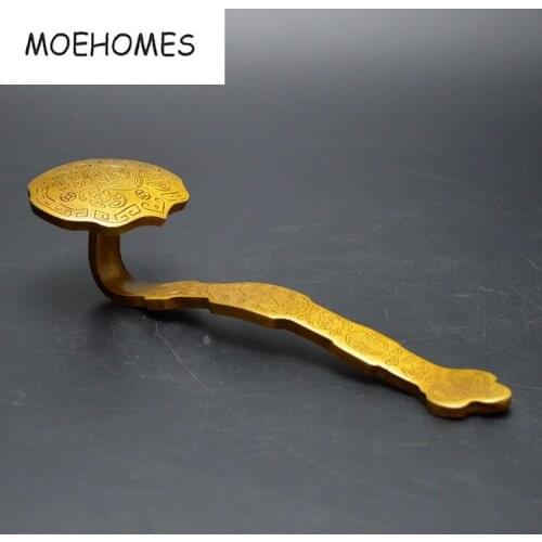 MOEHOMES Chinese copper brass fengshui luck statue RU YI Family decoration metal crafts