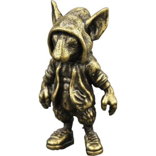 Opper cartoon mouse manual handle key chain pendant car chain ring mens and womens personalized school bag hanging orname