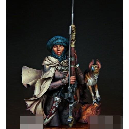 Unpainted Tsul, Whisper of the Sand Resin Bust 1/10 Scale Model Kit Self-Assembled Colorless Figures Resin Kit No.178