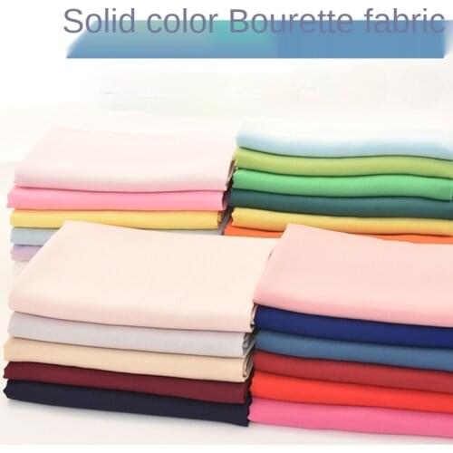 143x50cm Solid Color Viscose Fabric Summer Dress, Making Pajamas Clothing Childrens Summer Dress Cloth
