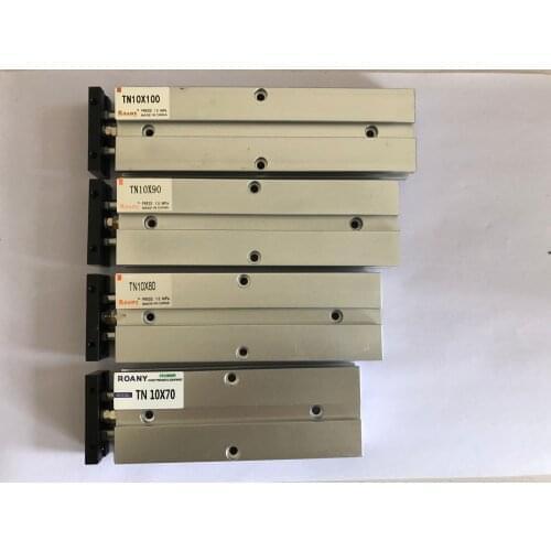 TN10x200 200mm Bore 200mm Stroke Double Rod Aluminum Alloy Pneumatic Air Cylinder TN10-200 TDA10-200