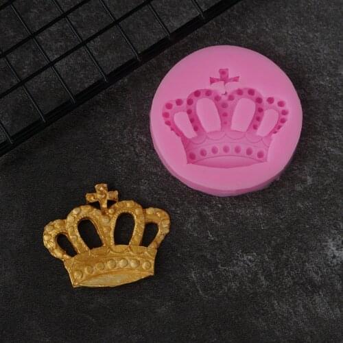 Hallow Out Crown Shape Silicone Mold Sugarcraft Tiara Fondant Cake Decorating Tools Cupcake Chocolate Molds