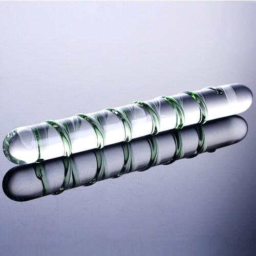 Glass Dildo Anal Plug Vaginal AV Stick G Spot Massager Butt Plug No Vibrator Sex Toys for Women Men Gay Erotic Adult Products