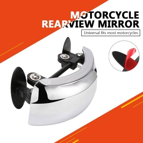 Rearview Mirror Motorcycle Safety Auxiliary Rear View Mirror Windscreen 180 Degree Blind Spot Mirror Wide Angle Rearview Mirrors