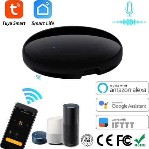 Mini Smart Home Automation WiFi IR RF Universal Intelligent Remote Controller Work With Alexa Google