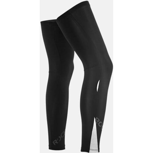 ROCKBROS Bike Cycling Legwarmer Tights UV Sunscreen Bicycle Fitness Leg Warmers Leggings Breathable Sports Safety Knee Protector