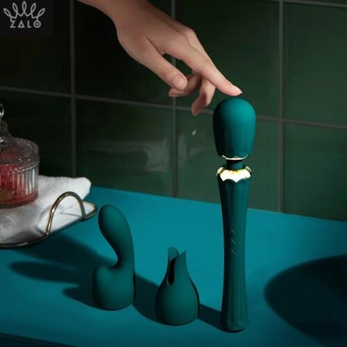 ZALO KYRO Vibrator Multi-frequency Vibration AV Massager Stick Sex Shop for Couple Vibradores Dido Adult Sex Toy Magic Wand