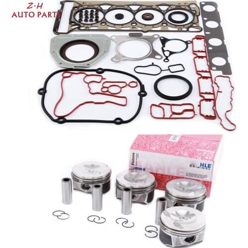06H 107 065 AM Engine Piston 21MMCylinder Head Gasket Oil Seal Kit For Audi TT A4 A5 Q5 VW Passat Jetta Golf Skoda EA888 2.0TSI