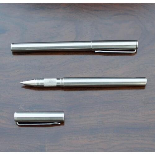1 Piece Pure 304 Stainless Steel Writing Pen Business Office Signature Pen