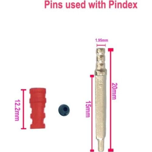 1000 Sets Dental Laboratory Use Diamond Dowel Pin 20mm with Plastic Caps Use With Pindex Model Working