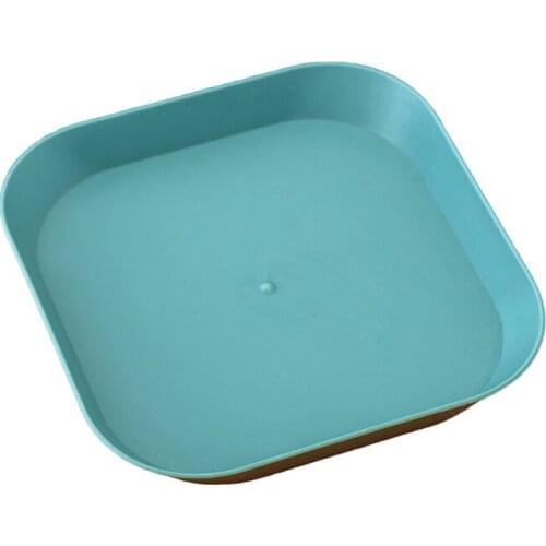 5 inch PP Square Dinner Dish Vegetable Fruit Cake Dessert Snacks Serving Plate Dining Table Garbage Tray Container
