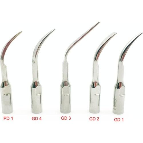 5pcs/pack Dental Scaler Perio Scaling Tips Fit for DTE Satelec Dentistry Equipment GD1 GD2 GD3 GD4 PD1