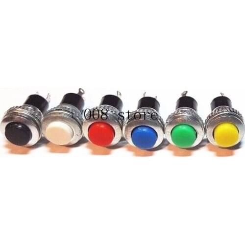 6pcs Momentaryc Remote Control Push Button Switches 10mm self returning switches DS-316
