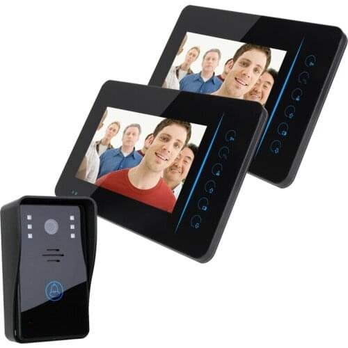7 Inch 1v2 2.4Ghz Wireless Intercom Take Photo Video Door Phone