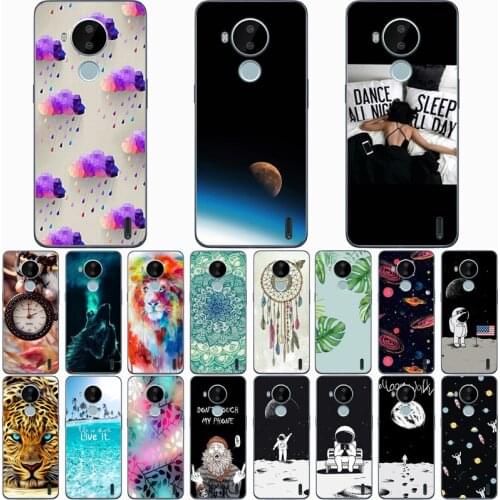 For Nokia C20 Plus 6.5 inch Case Fashion Silicone Soft TPU Cute Cases for Nokia C30 TA-1357 6.82 inch Phone Cover Funda Coque