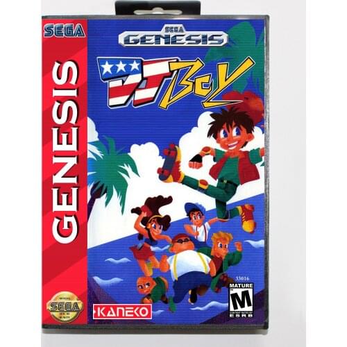 DJ Boy with Retail Box 16bit MD Game Card For Sega Mega Drive/ Genesis