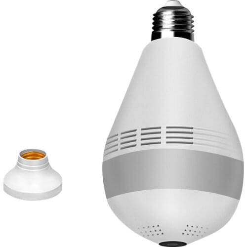 V380 Pro App 1080P 5MP HD Two-way Audio Wireless Wifi 360 Degree Panoramic Light Bulb Camera