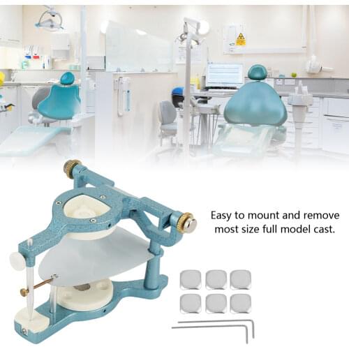 9 In 1 Dental Lab Large Size Full Mouth Adjustable Magnetic Articulator Equipment Easy To Mount Remove Most Size Full Model Cast