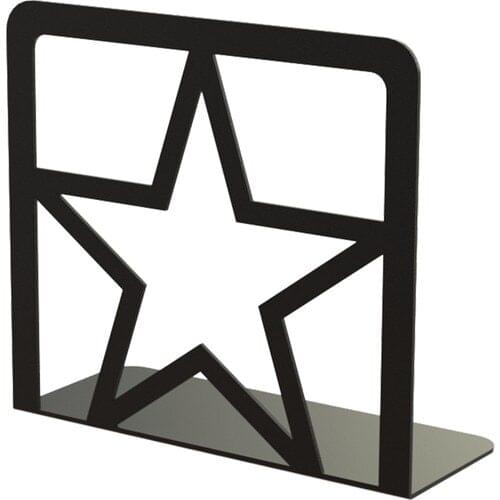 M & c Concept Star Metal Book Support Black