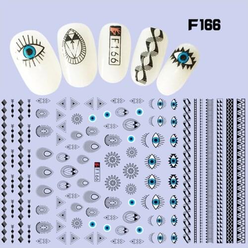 10PCS new love flower butterfly firework font dandelion nail sticker transfer adhesive decorative slider accessory sticker