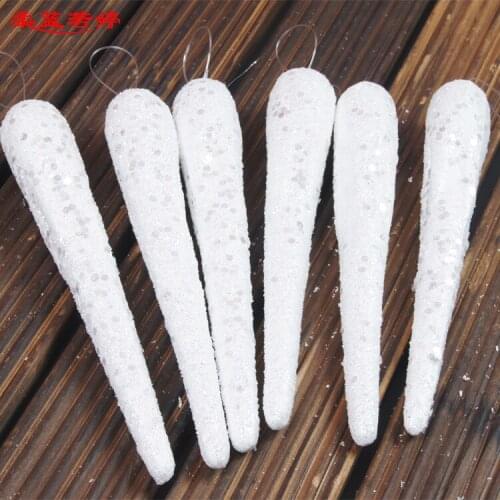 Items 18CM Christmas ice cubes tree ornaments Christmas decorations 6 packs