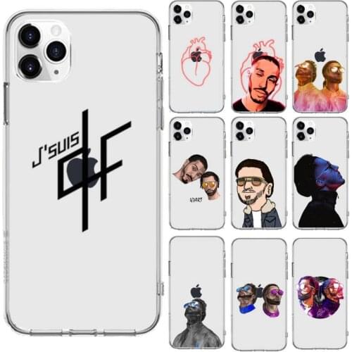 PNL QLF Phone Case Transparent for iPhone 6 7 8 11 12 s mini pro X XS XR MAX Plus cover funda shell