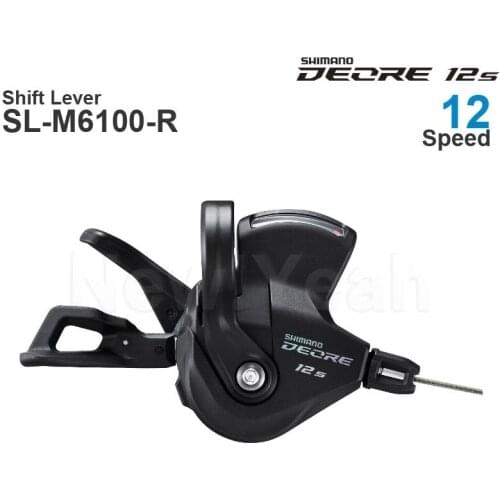 SHIMANO DEORE M6100 12v Shifter- RAPIDFIRE PLUS - Right Shift Lever - Clamp Band - 12-speed Original parts