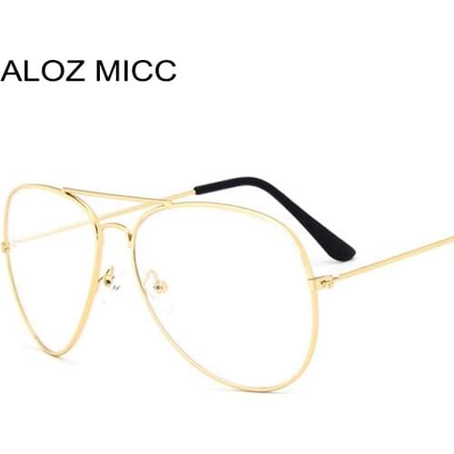 High Quality Classic Women Glasses Frame Luxury Men Clear Lens Glasses Metal Spectacle Frame Optics Myopia Eyeglasses Frame Q367