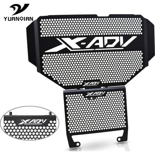 XADV 750 2017-2019 Motorcycle Radiator Grill Black Guard Cover Protector Radiator protection For HONDA X-ADV 750 Accessories