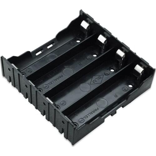 10pcs 18650 battery box 18650 battery case for 4x battery without wire lead 18650 case battery box without wire