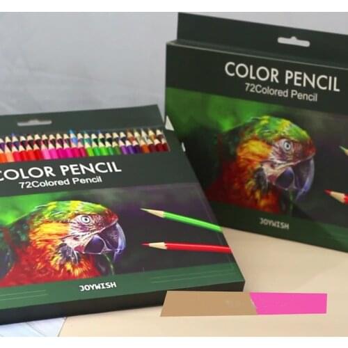 72 Colors Professional Oily Color Pencil Artistic Color Lead Brush Sketch Wood Colored Pencils Set Hand-Painted School Supplies