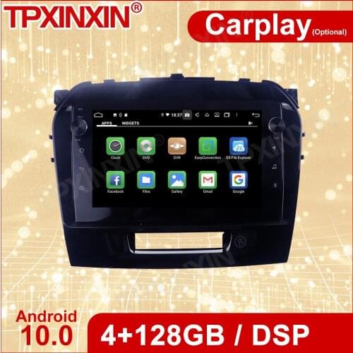 Wireless Carplay 2 Din Car Android Stereo Receiver For Suzuki Vitara 4 2014 2015 2016 2017 2018 GPS Radio Audio Head Unit Player