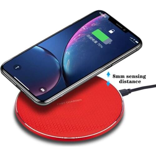 Quick Qi Wireless Fast Charger Charging Pad Dock for XS XR S9+/S9 Android Cell Phon Wireless Chargers