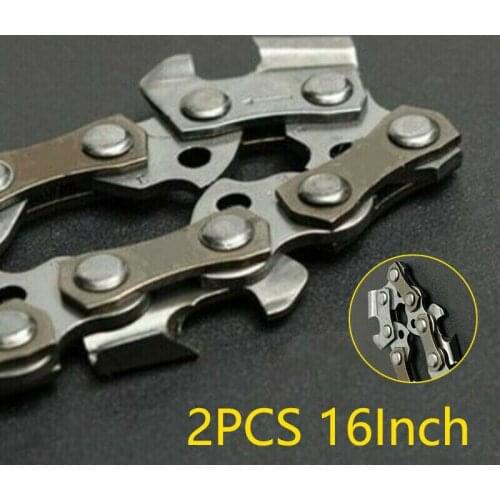 2PCS 16" Chainsaw Chain 3/8LP Pitch 0.050 Gauge 56DL for Husqvarna 23/41/136/137