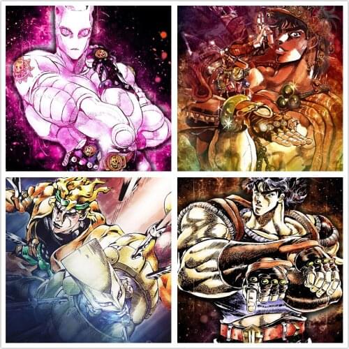 Canvas Poster HD Printed Painting JoJos Bizarre Adventure Japan Anime Pictures Modular For Living Room Home Decoration Wall Art