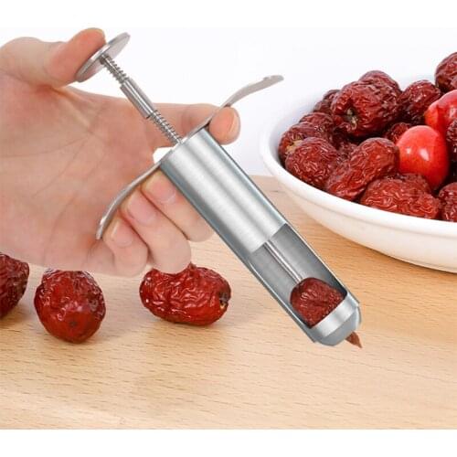 Jujube Pitting Tool Household Cherry To Removed Core Artifact Multifunctional 304 Stainless Steel Coring and Removing Seeds