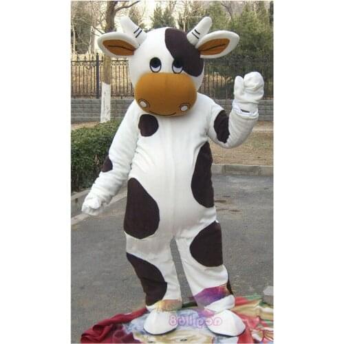 Dairy Cattle Cow Mascot Costume Parade Cosplay Theme Party Fancy Dress Adult Outfit Animal Suits Christmas