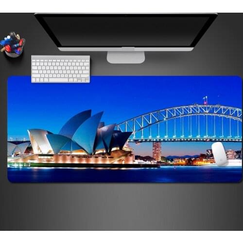 Sydney City Landscape Mouse Pad Advanced PC Game Computer Player Mousepad Rubber Washable Big Table Pad To Gamer Christmas Gift
