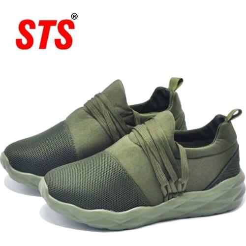 STS Spring Autumn Sneakers Women Casual Breathable Sport Shoes Lace Up Ladies White Sneakers Outdoor Walking Running Shoes New